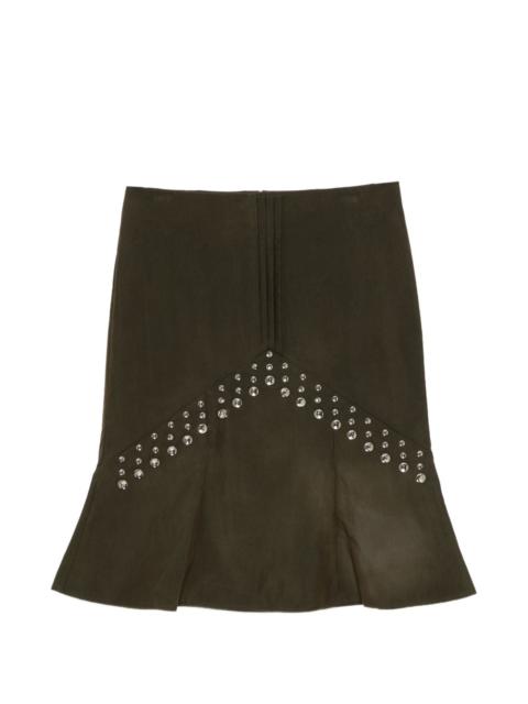 SHUSHU/TONG flared midi skirt