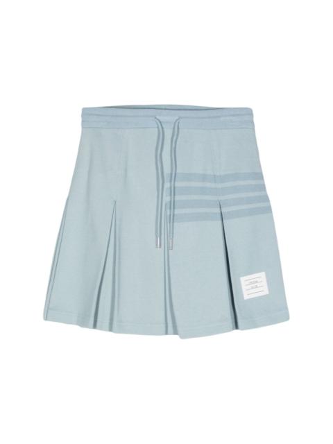 Thom Browne 4-Bar knitted pleated skirt