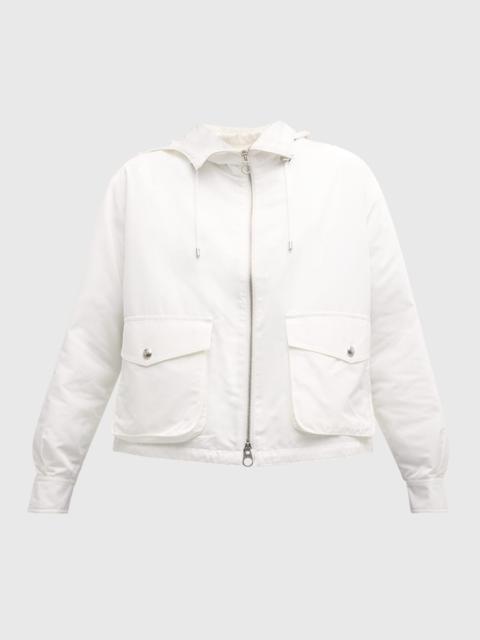 Brussel Hooded Blouson Jacket