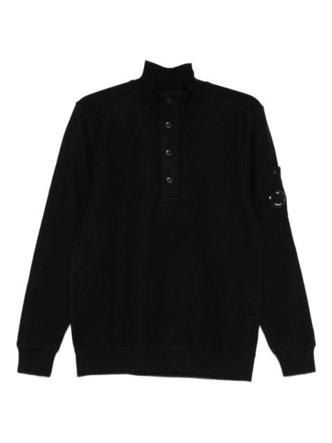 C.P. Company logo-patch polo shirt