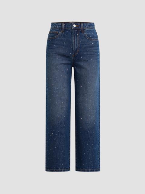 Joe's Jeans Women's The Margot Stoned Cropped Jeans - Commet Stone