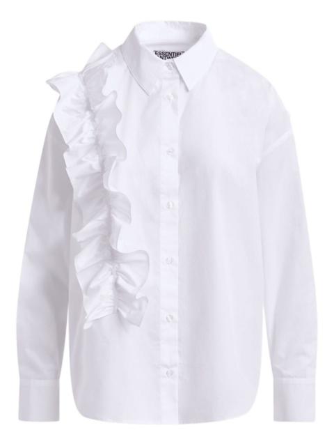 ESSENTIEL ANTWERP ruffle-detail cotton shirt