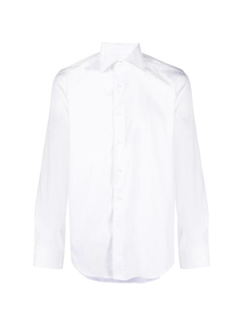 Canali button-down fitted shirt