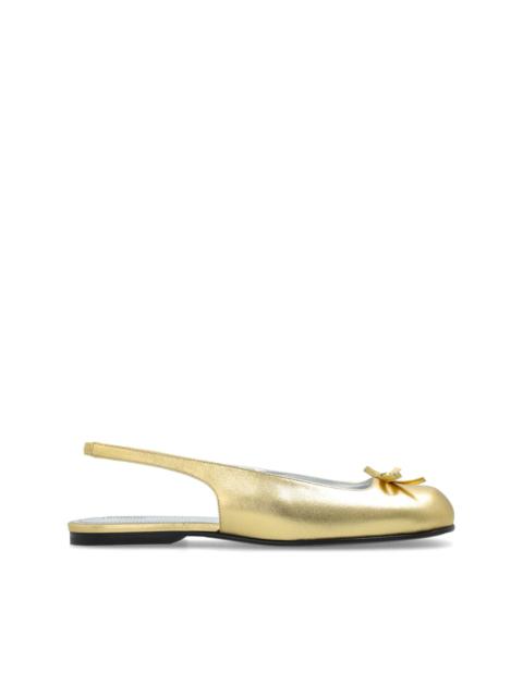 NODALETO leather ballerina shoes