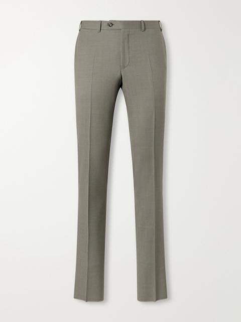 Canali Straight-Leg Wool Suit Trousers