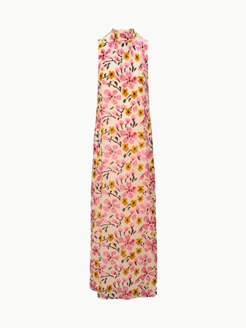STAUD STAUD ALBEE DRESS BLOSSOM FLORAL TAPESTRY