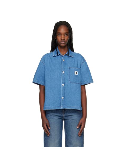 Carhartt WIP Blue Lovilia Denim Shirt