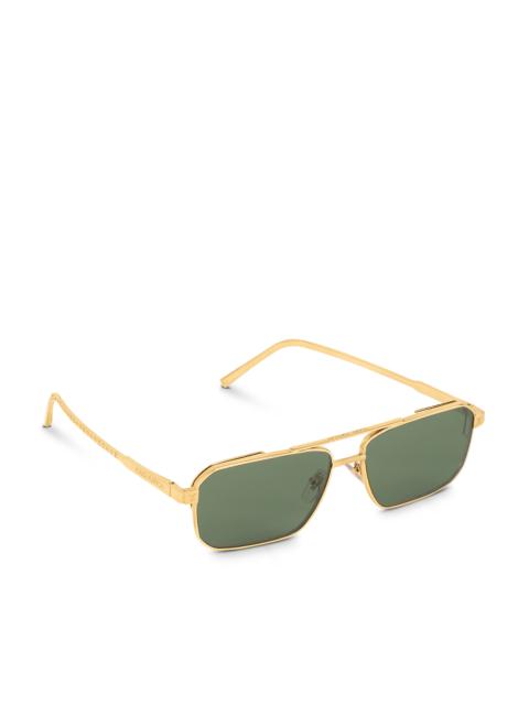 Louis Vuitton LV Rise Metal Square Sunglasses