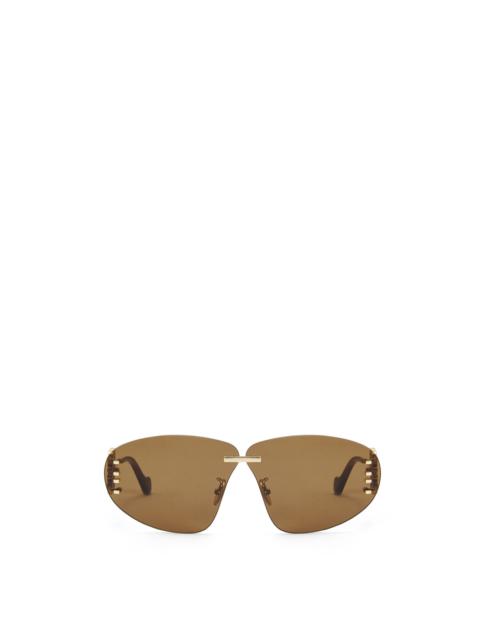 Loewe Rimless oval Anagram sunglasses