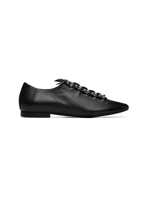 TOGA VIRILIS Black Leather Derbys