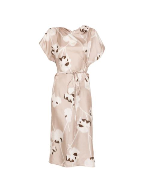 soeur Felicie floral tie dress