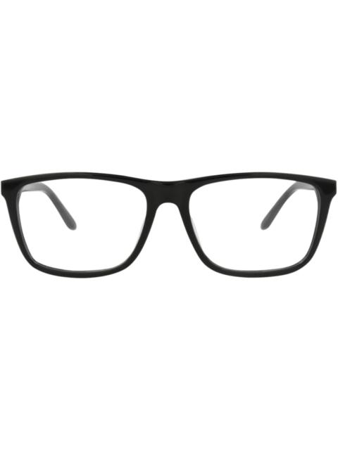 Alexander McQueen Alexander McQueen Square-Frame Acetate Optical Frames Black Silver Transparent (AM0323O-30010869-001