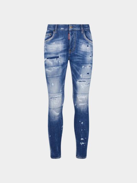 DSQUARED2 MEDIUM MENDED RIPS WASH SUPER TWINKY JEANS