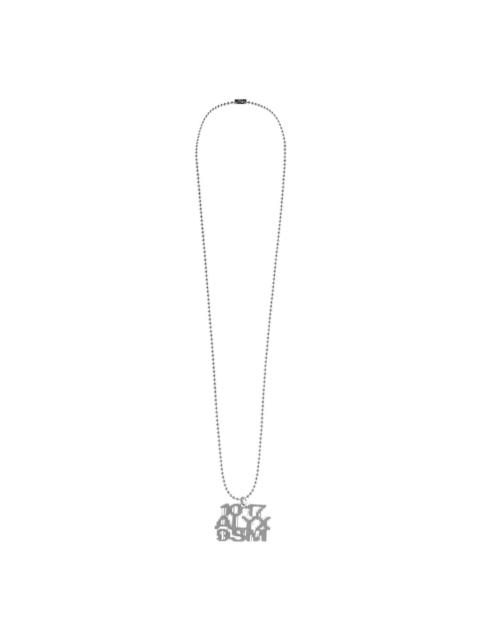 1017 ALYX 9SM MARK FLOOD PENDANT NECKLACE