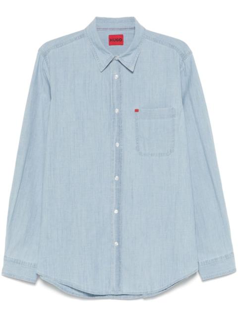 HUGO chambray cotton shirt