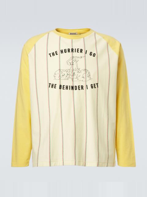 BODE Summertime cotton jersey T-shirt