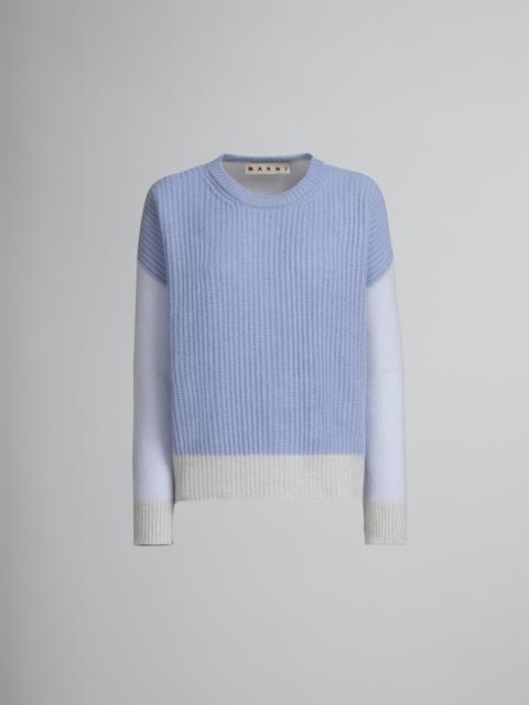 Marni CASHMERE SWEATER WITH COLOUR-BLOCK PATTERN