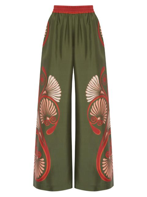 La DoubleJ Women's Palazzo Pants - Dark Green