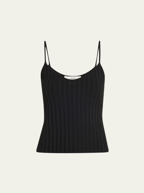 Vince Ribbed V-Neck Cami