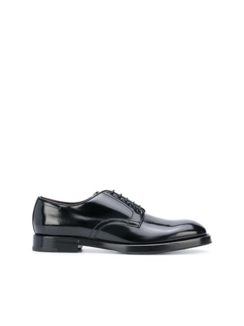 Dolce & Gabbana brushed leather derby shoes