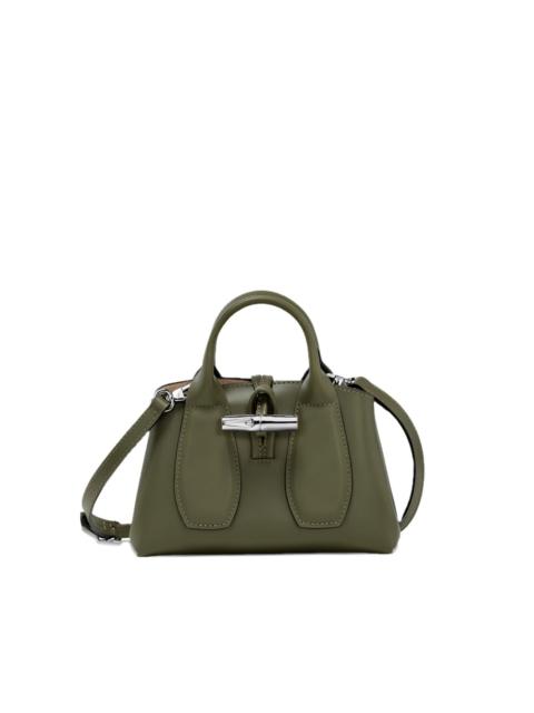 Longchamp top-handle leather shoulder bag