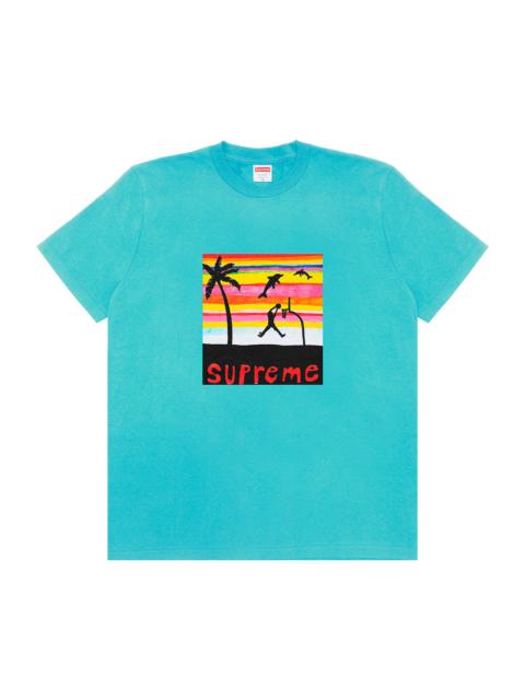 Supreme Supreme Dunk Tee 'Light Teal' | REVERSIBLE