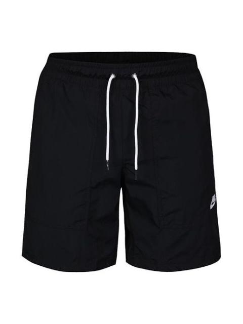 Nike Nike AS M Nsw 짧은 Wvn 짠 반바지 검정 CU4472-010