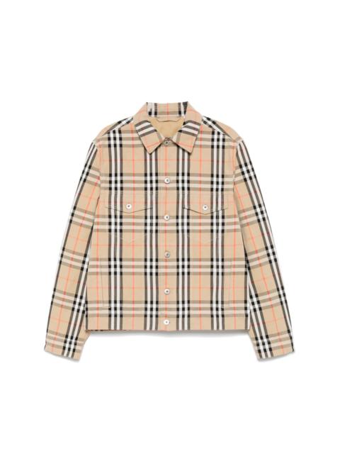 Burberry checked jacket