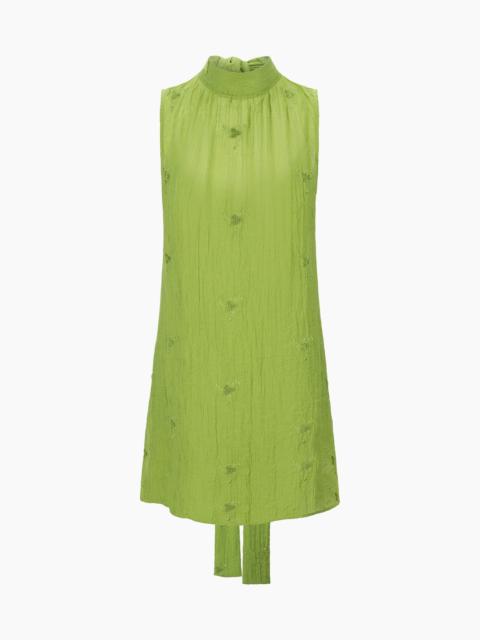 STAUD STAUD ADDY MINI DRESS GARDEN GREEN