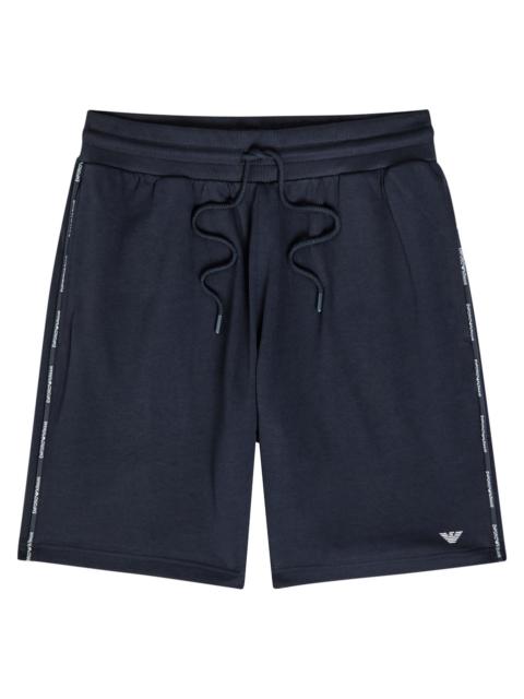 EMPORIO ARMANI Emporio Armani Logo Cotton-blend Shorts
