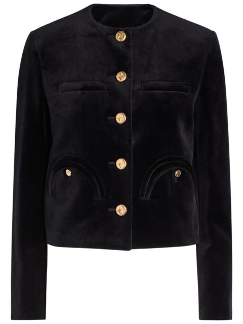 BLAZÉ MILANO Blaze Milano Jealousy Shamo Cropped Velvet Jacket
