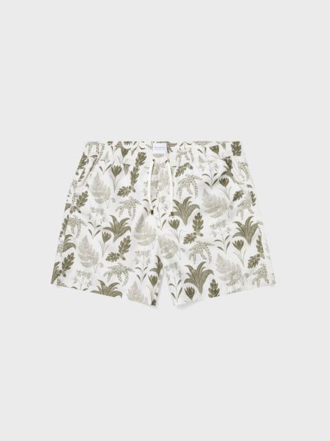 Leaf Print Swim Short