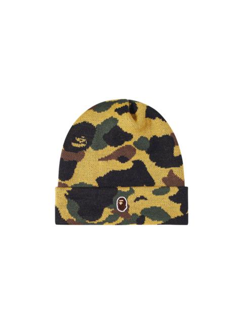 A BATHING APE® BAPE 1st Camo Knit Cap 'Green'