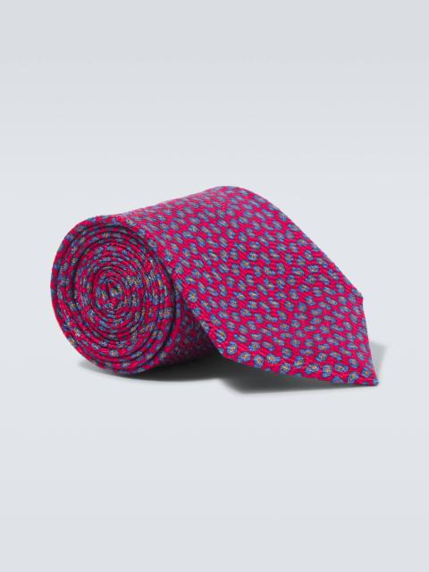 Brioni Paisley silk tie
