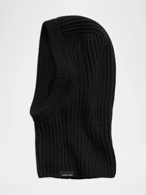 Canada Goose Merino Wool-Cashmere Ribbed Balaclava