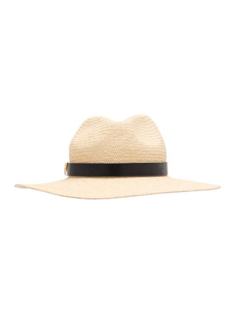 MICHAEL KORS Women's Karlie Straw Fedora - Black