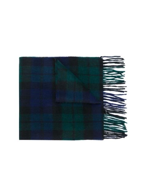 checked scarf