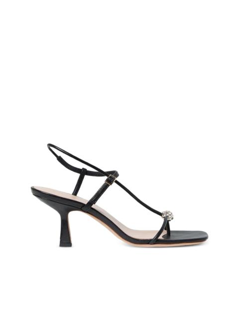 LOEFFLER RANDALL 70mm Triana crystal sandals