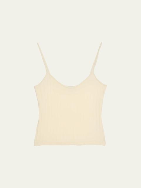 Vince Ribbed V-Neck Cami