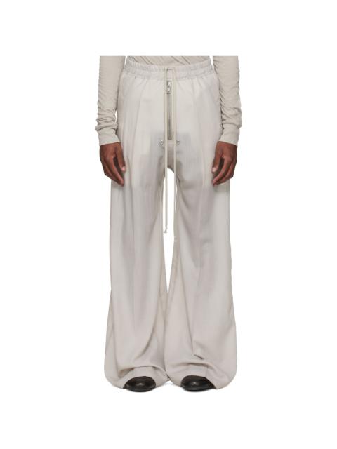 Rick Owens Off-White Temple Wide Bela Trousers