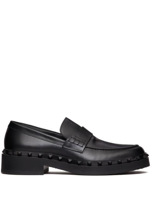 Valentino Leather moccasin