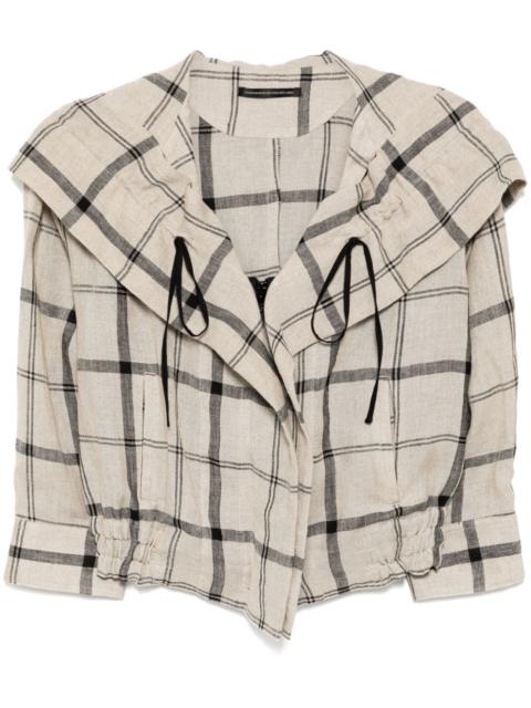 Y's checked jacket