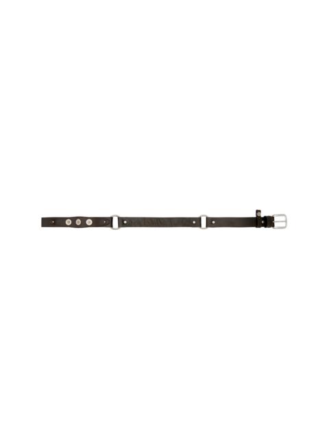 OPEN YY Brown Snap Western Belt