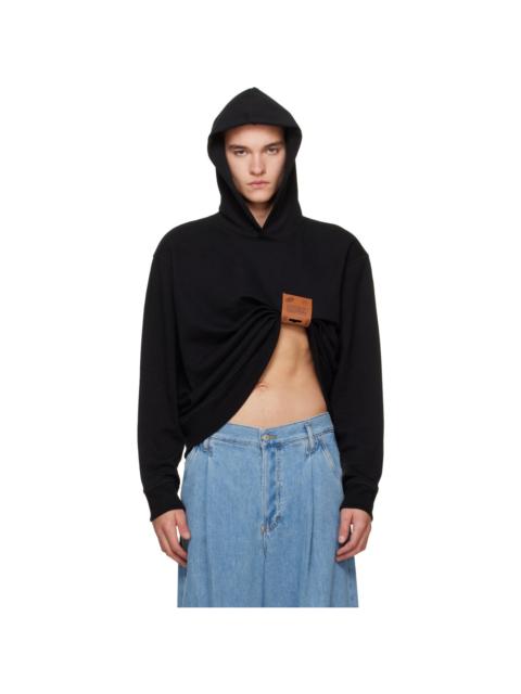 Jean Paul Gaultier Black 'The Label' Hoodie