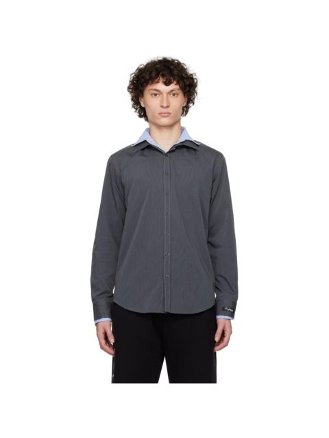 prototypes Blue Double Layer Shirt