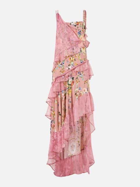 CAMILLA ASYMMETRIC MULTI FRILL DRESS CHAMBER OF BLOOMS