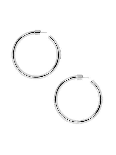 JENNIFER FISHER Women's Lilly Huggie Earrings/23MM - Silver