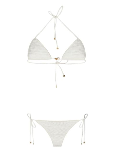 AMIRI crochet triangle bikini