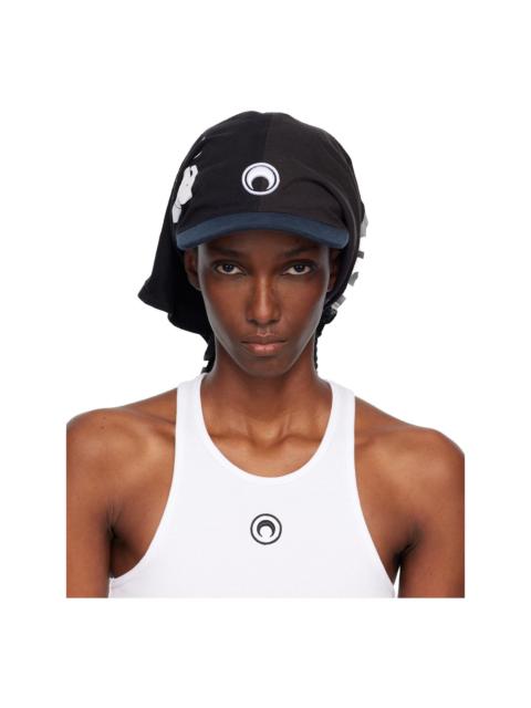 Marine Serre Regenerated Graphic T-shirts Veiled Cap