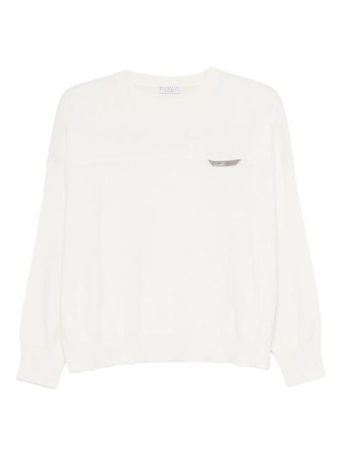 Brunello Cucinelli Brunello Cucinelli Embellished Crew-neck T-shirt